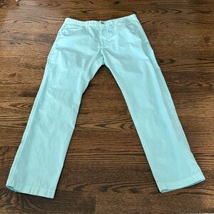 Calvin Klein men’s 31x30 turquoise khakis